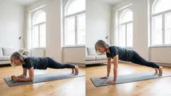 Plank na předloktích nebo na natažených rukou: která varianta je účinnější?